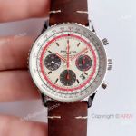 Swiss Grade Breitling Navitimer TWA Limited Edition White Dial Watch A7750 Movement